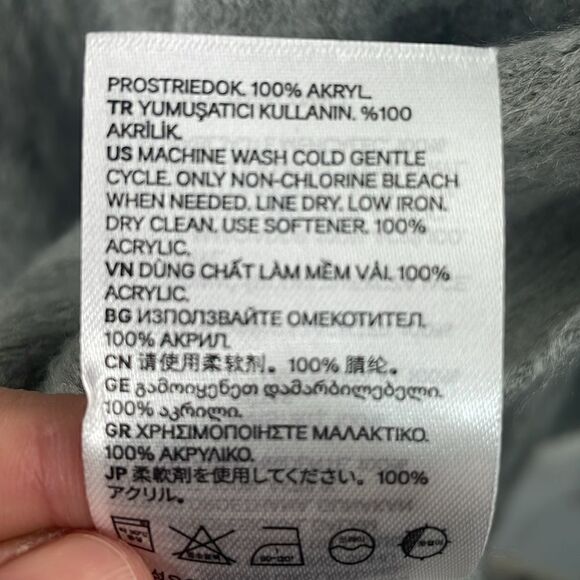 Scarf Rectangular Knot warm oversized H&M - Picture 7 of 8